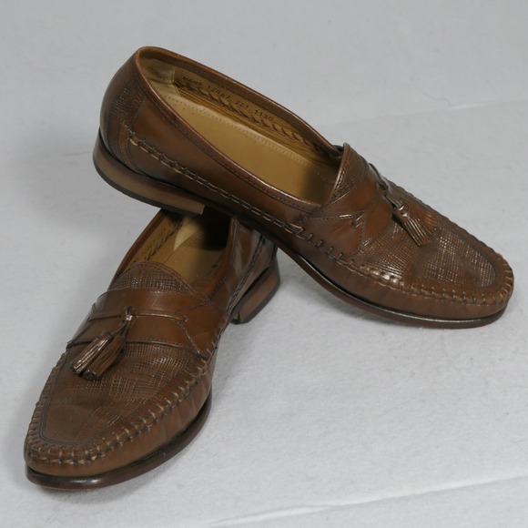 Florsheim Other - Florsheim Mens Tassel Loafers 11.5 D Brown Leather Bio Comfort 12047 Oxford